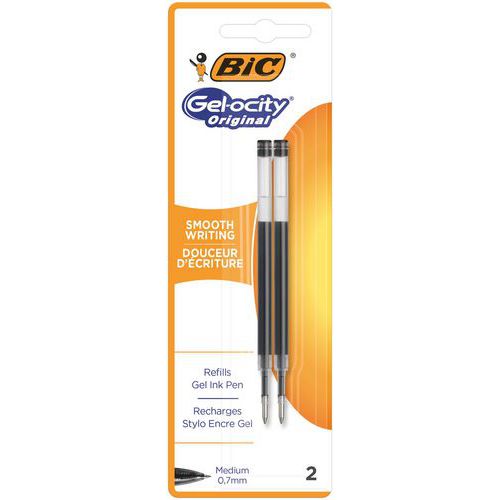 Recargas de caneta de gel BIC Gel-ocity Original – ponta média