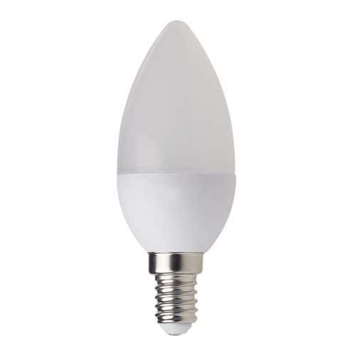 Lâmpada LED SMD Olive C37 de 6 W com casquilho E14 – VELAMP