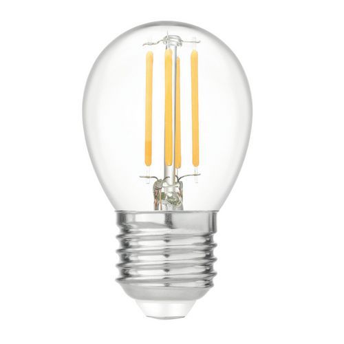 Lâmpada com filamentos LED P45 4 W com casquilho E27 – VELAMP