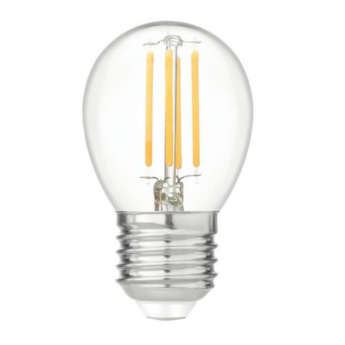 Lâmpada com filamentos LED P45 4 W com casquilho E27 – VELAMP