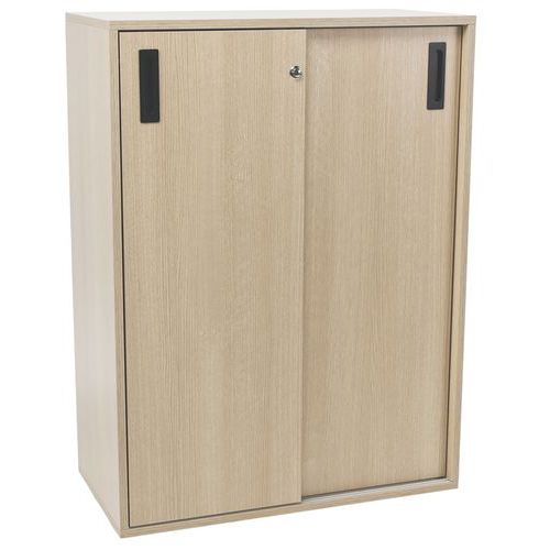 Armário baixo com portas corrediças – Misao - Manutan Expert