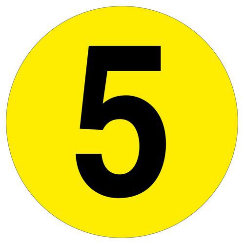 Círculo para marcação do pavimento – algarismo – Beaverswood