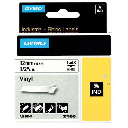 Cassete de fita Dymo Rhino Pro ID1 - Vinil