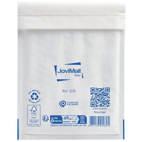Envelopes almofadados com plástico de bolhas – 100 unidades