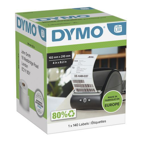 Etiqueta de expedição de formato DHL extragrande LabelWriter – Dymo®
