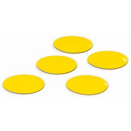 Conjunto de 5 símbolos de círculo amarelos – Smit Visual