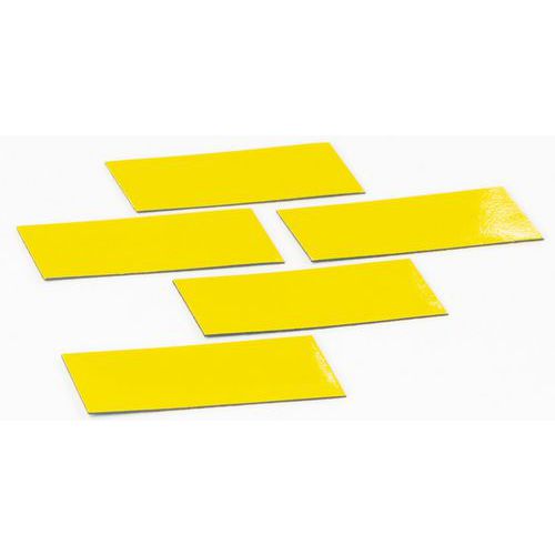 Conjunto de 5 símbolos de retângulo amarelos – Smit Visual