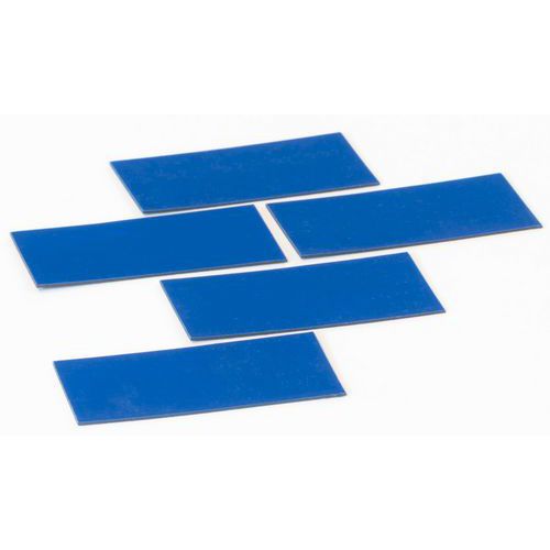 Conjunto de 5 símbolos de retângulo azuis – Smit Visual