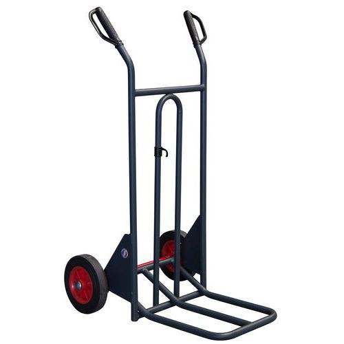 Transportador ergonómico em aço – 350 kg – Roda em borracha