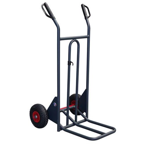 Transportador ergonómico – 350 kg – Basculamento assistido – Rodas pneumáticas