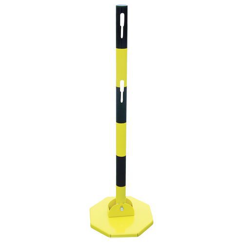 Poste para corrente - Metal com base rebatível