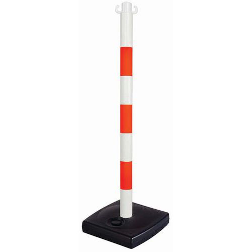 Poste para corrente com base PVC