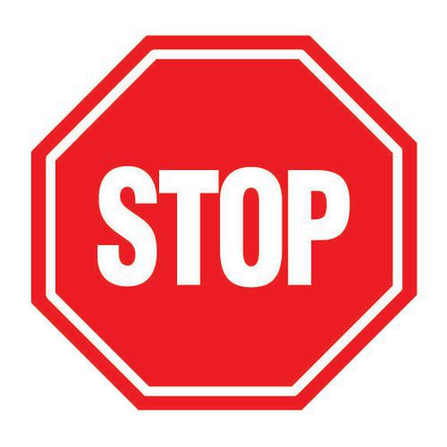 Painel de proibição – Stop – rígido