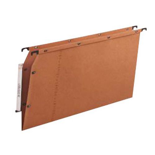 Pasta suspensa kraft com botões de pressão ultimate - Para armário - Fundo em V Pasta suspensa kraft com botões de pressão ultimate - Para armário - Fundo em V