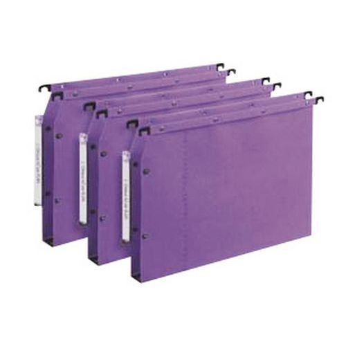 Pasta suspensa kraft com botões de pressão ultimate - Para armário - Fundo 30 mm Pasta suspensa kraft com botões de pressão ultimate - Para armário - Fundo 30 mm