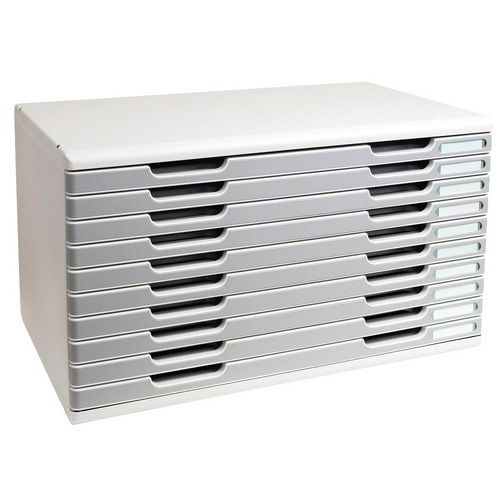 Módulo de arquivo para formato A3+ – 10 gavetas – Multiform Módulo de arquivo para formato A3+ – 10 gavetas – Multiform