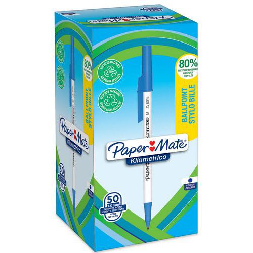 Esferográfica KILOMETRICO™ com tampa – Paper Mate® Esferográfica KILOMETRICO™ com tampa – Paper Mate®