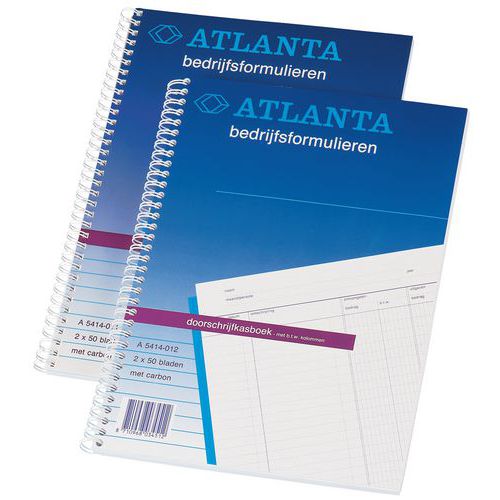 Livro de caixa com papel carbono Atlanta