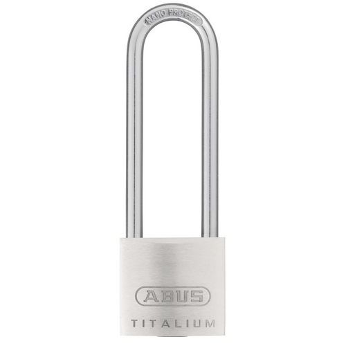 Cadeado Titalium série 64 - Alça longa - De chave comum