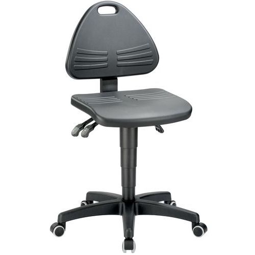 Cadeira de oficina Bimos Isitec – baixa – com rodízios