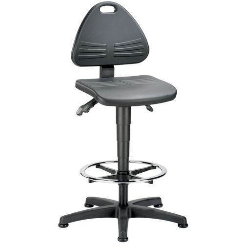 Cadeira de oficina Bimos Isitec – alta – com calços Cadeira de oficina Bimos Isitec – alta – com calços