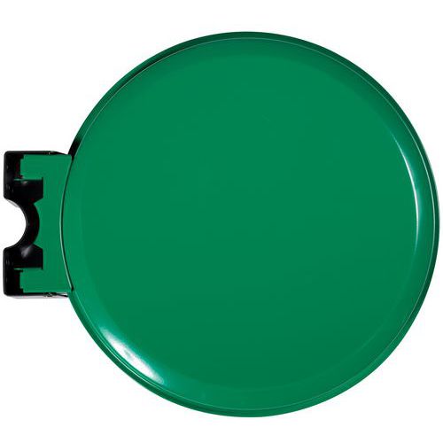Suporte para saco de lixo com tampa para o exterior – 110 L - Manutan Expert
