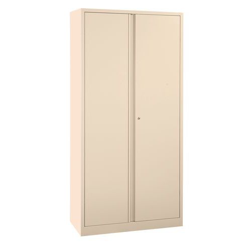 Armário monobloco com porta rebatível, compacto – altura 195 cm – Manutan Expert