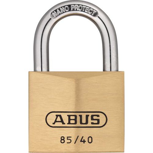 Cadeado de segurança Abus da série 85 para chave-mestra – 40 mm – variado – 2 chaves