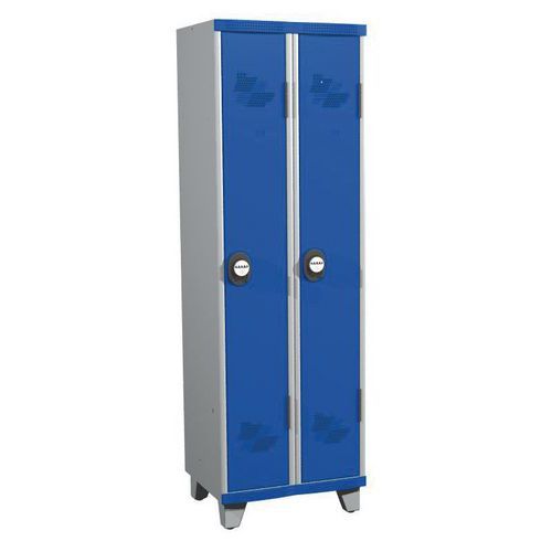 Cacifo com 2 colunas Seamline Optimum® – 300 mm de largura, com pés – Acial