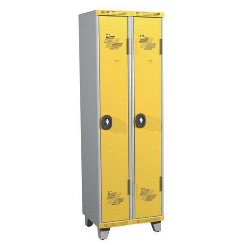 Cacifo com 2 colunas Seamline Optimum® – 300 mm de largura, com pés – Acial