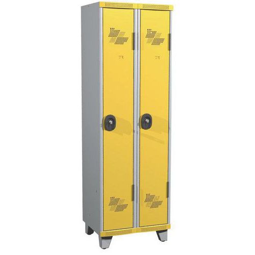 Cacifo com 2 colunas Seamline Optimum® – 300 mm de largura, com pés – Acial