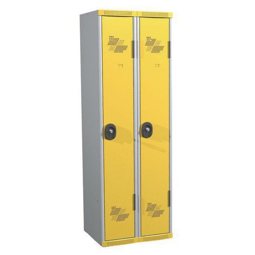 Cacifo com 2 colunas Seamline Optimum® – largura de 300 mm, com base – Acial