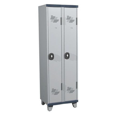 Cacifo com 2 colunas Seamline Optimum® – 300 mm de largura, com pés – Acial