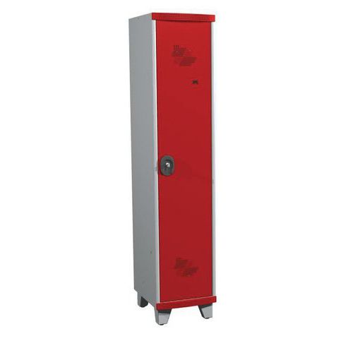 Cacifo com 1 coluna Seamline Optimum® – Coluna de 400 mm de largura – Com pés – Acial