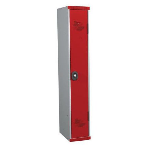 Cacifo com 1 coluna Seamline Optimum® – 300 mm de largura, com base – Acial