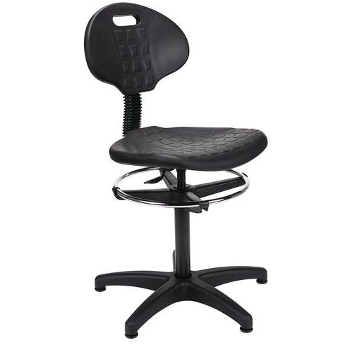Cadeira de oficina ergonómica – Alta – Manutan