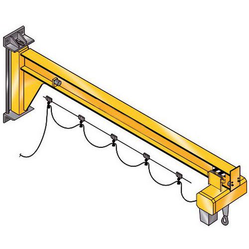 Grua de parede - Capacidade 1600 kg