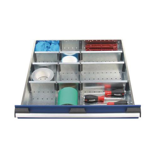 Lote de divisórias para armário com gavetas Bott SL-66 - Altura 5 cm
