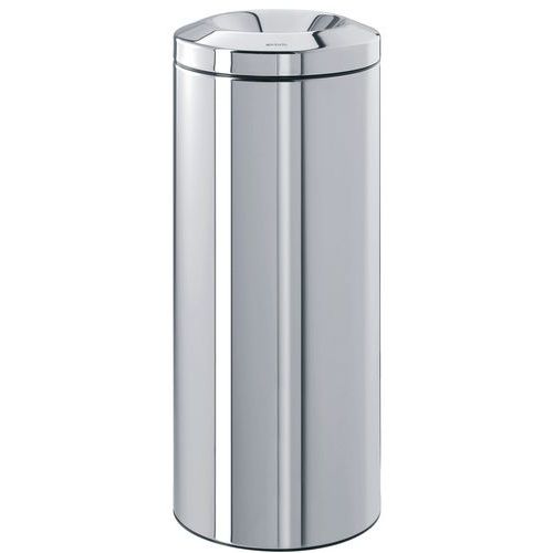 Caixote de lixo para papel antifogo 30 l inox