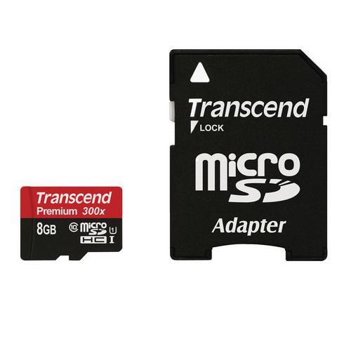 Cartão de memória Transcend Premium micro SDHC/SDXC