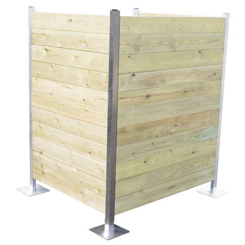 Postes para resguardo de contentores