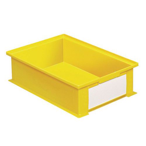 Caixa empilhável – Amarelo – 200 a 630 mm de comprimento – 3,6 a 85 L