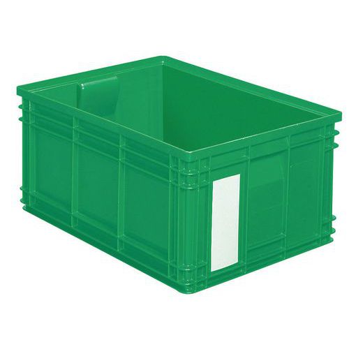 Caixa empilhável – Verde – 200 a 630 mm de comprimento – 3,6 a 85 L