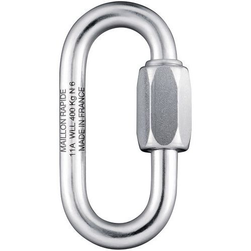 Elo rápido aço zincado - Série normal - Capacidade 35 a 2900 kg