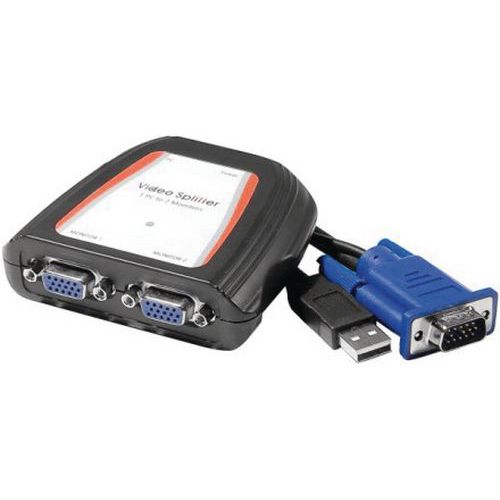 Divisor VGA 2 vias 250MHz alimentação USB