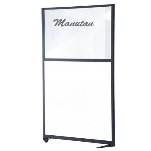 Divisória de separação moderna - Painel semiquadro magnético - Altura 150 cm