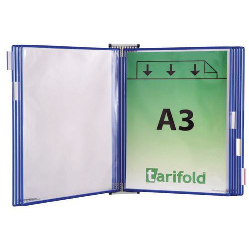Porta documentos de parede Tarifold – 10 bolsas para formato A3