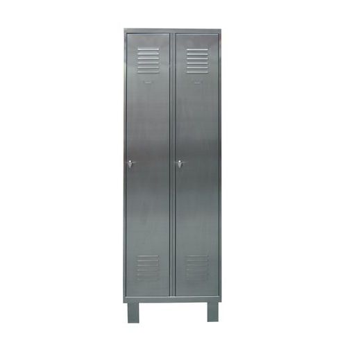 Cacifo em inox com 1 a 3 colunas - Indústrias limpas - Com pés
