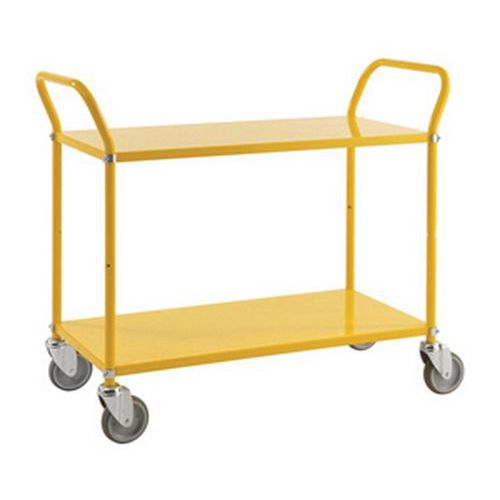 Carro de cor com 2 plataformas metálicas - Capacidade de 250 kg Carro de cor com 2 plataformas metálicas - Capacidade de 250 kg