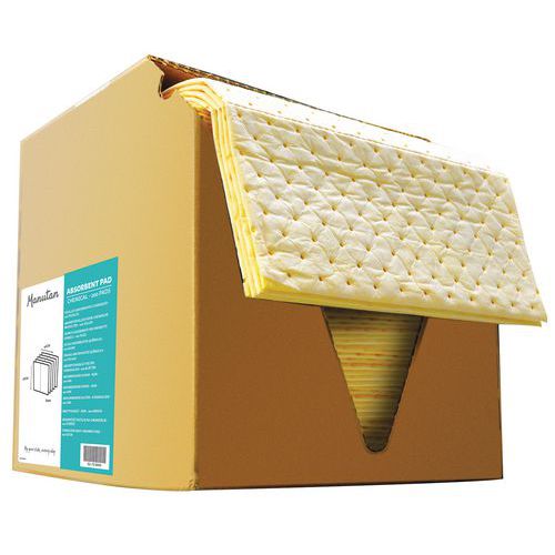 Absorvente para produtos químicos SM - Em folha - Manutan Expert